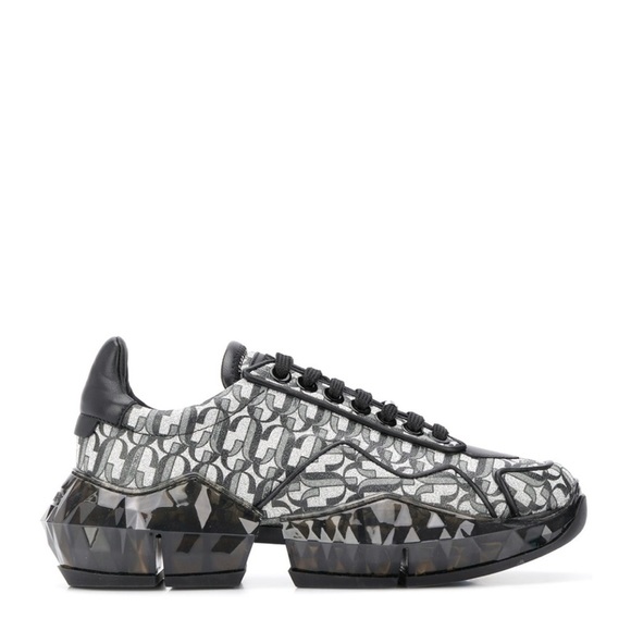 Jimmy Choo Monochrome Patterned Sneakers